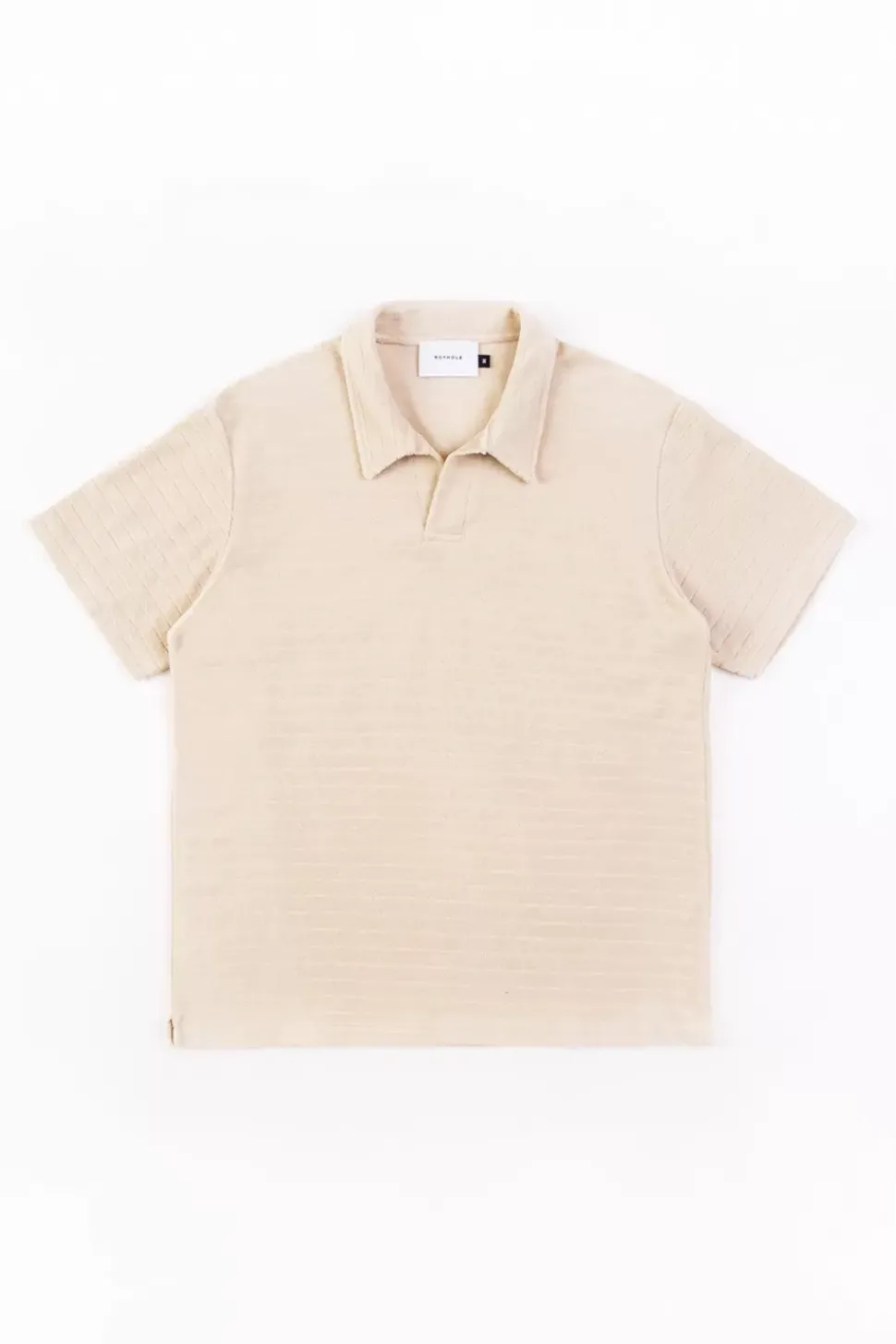Polo Shirt Aus Bio Frottee Creme