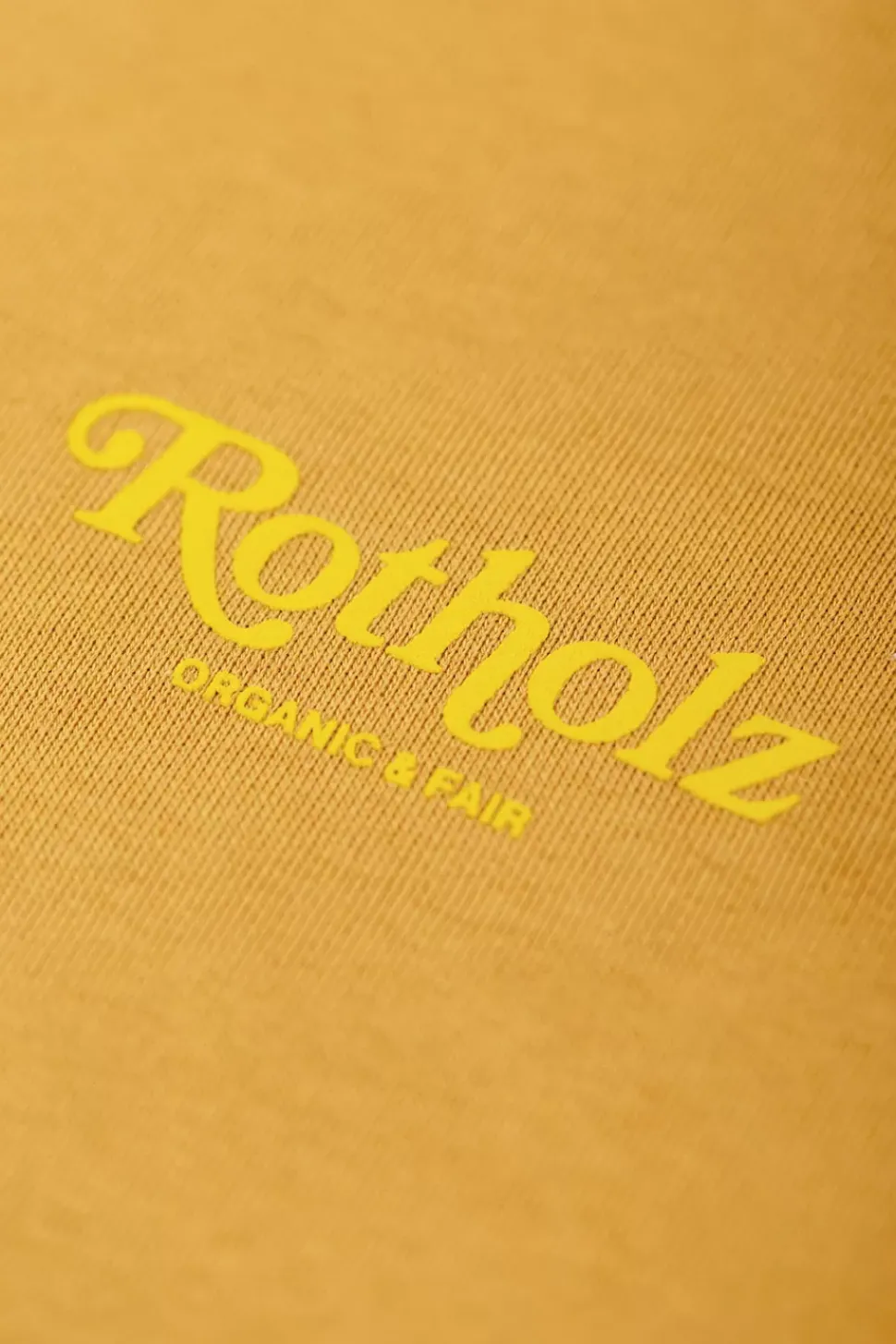 Retro Logo Hoodie Senfgelb