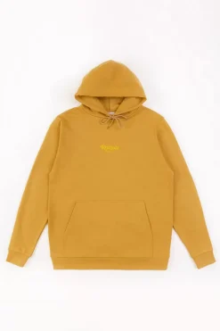Retro Logo Hoodie Senfgelb