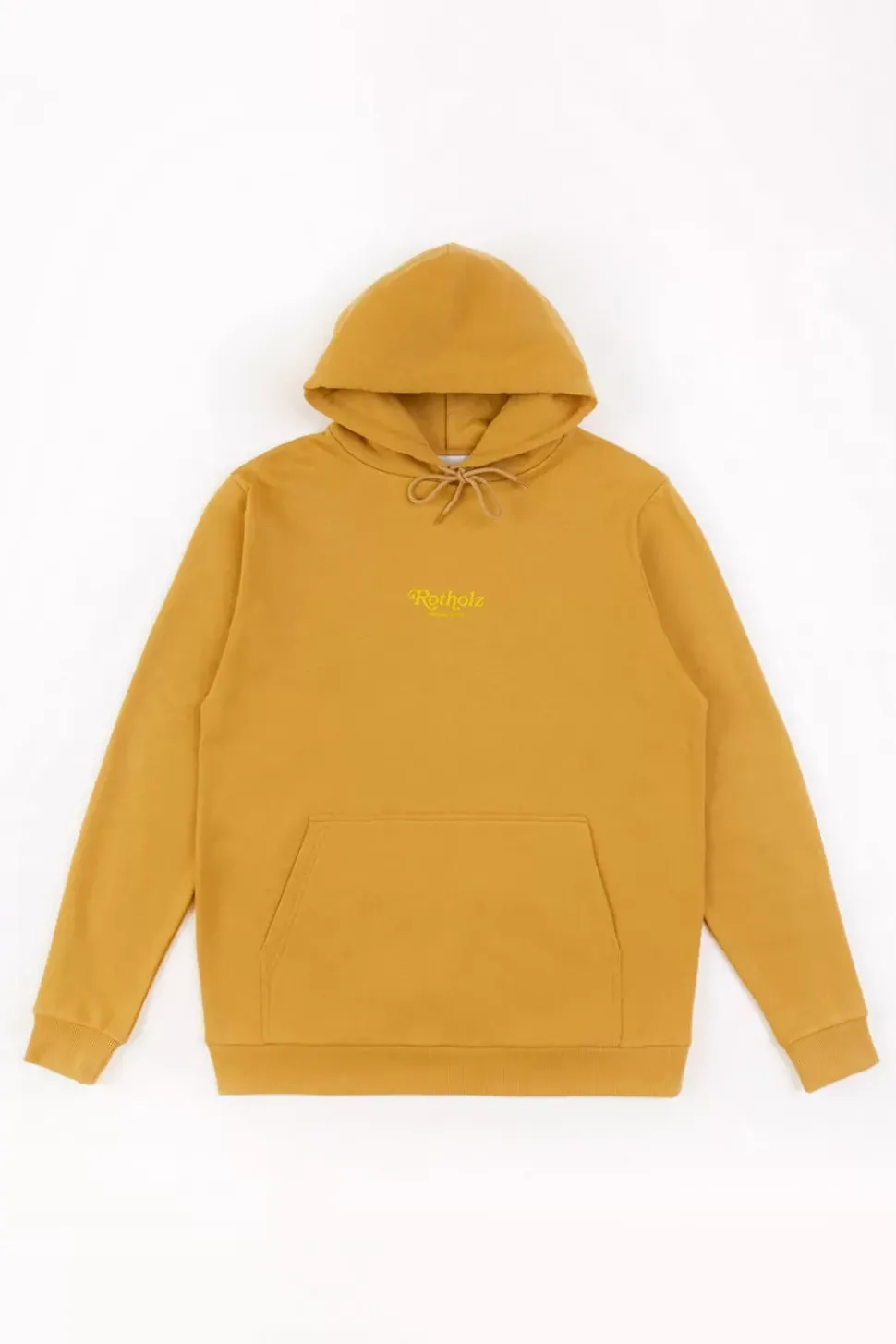 Retro Logo Hoodie Senfgelb