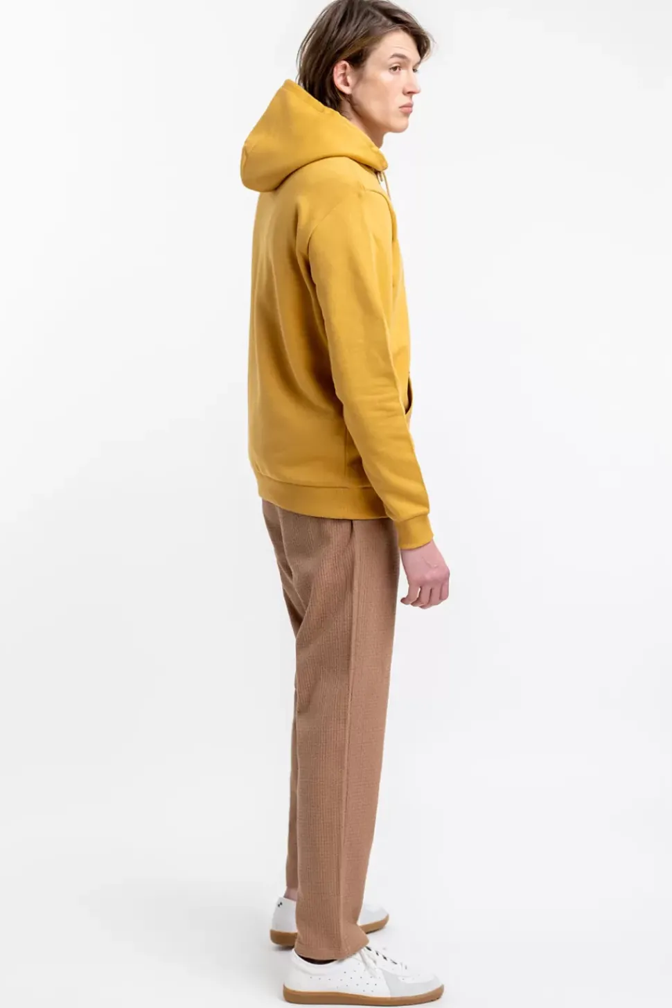 Retro Logo Hoodie Senfgelb
