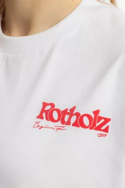 Retro Logo T-Shirt Bio Baumwolle - Weis