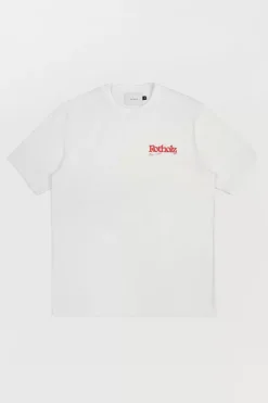 Retro Logo T-Shirt Bio Baumwolle - Weis