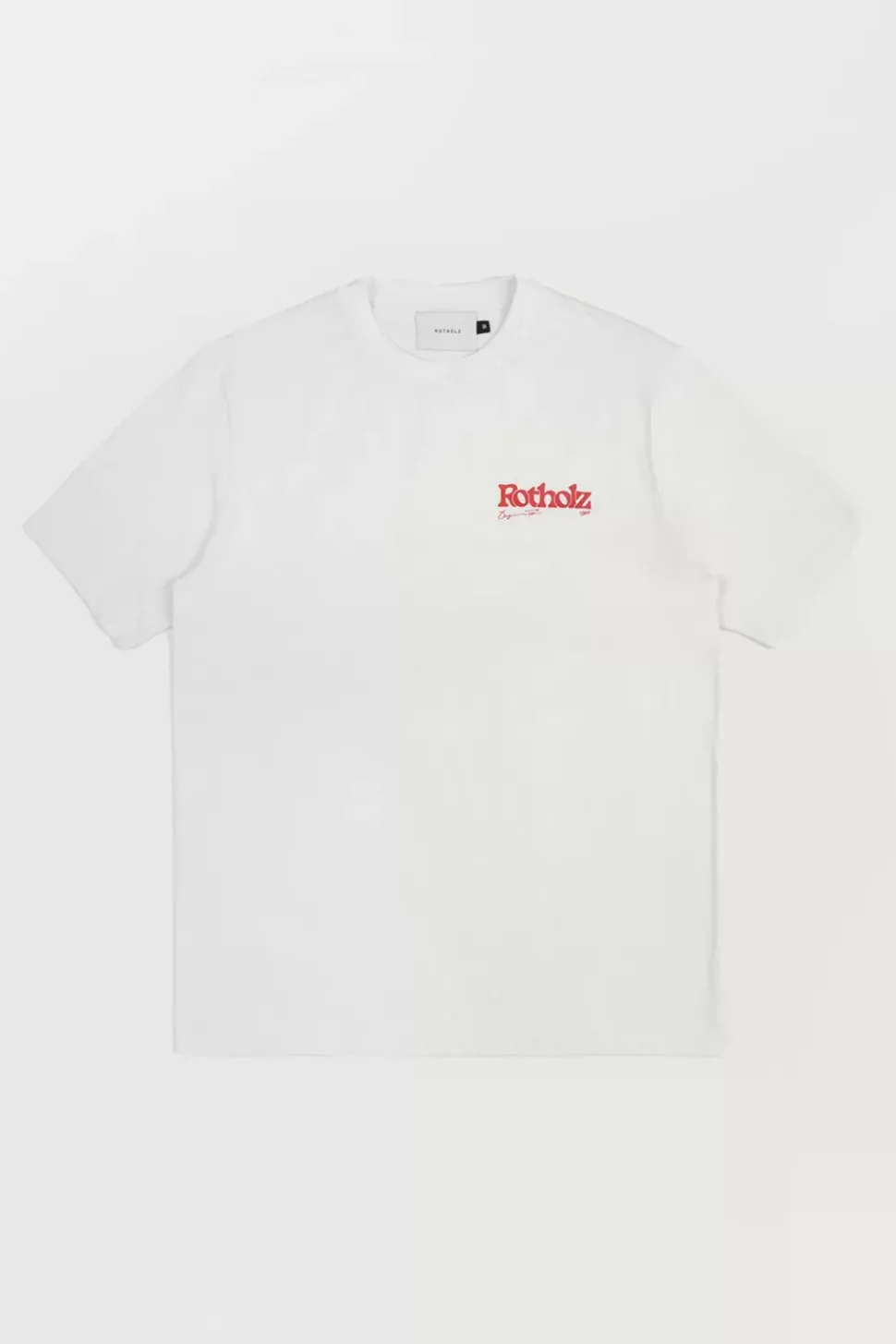 Retro Logo T-Shirt Bio Baumwolle - Weis