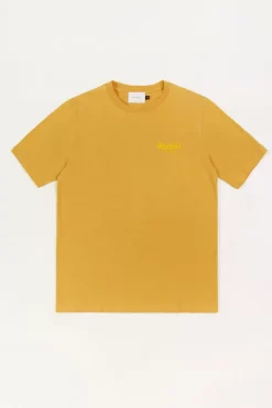 Retro Logo T-Shirt Senfgelb