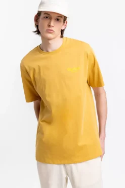 Retro Logo T-Shirt Senfgelb