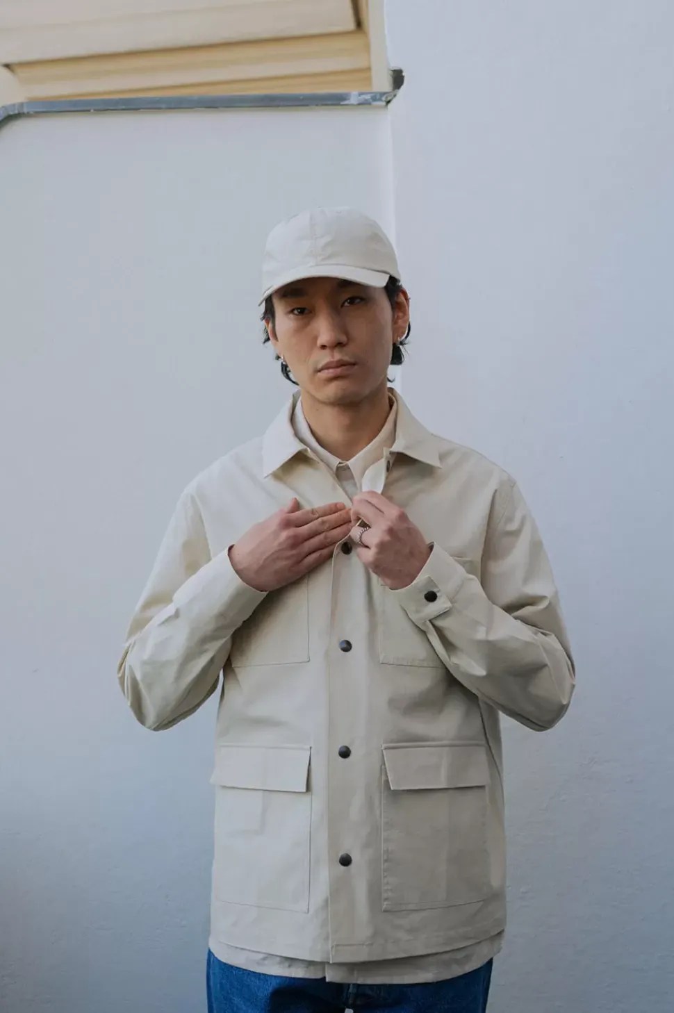 Ripstop Workwear Jacke Sand