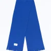 Schal Merinowolle - Kobalt Blau