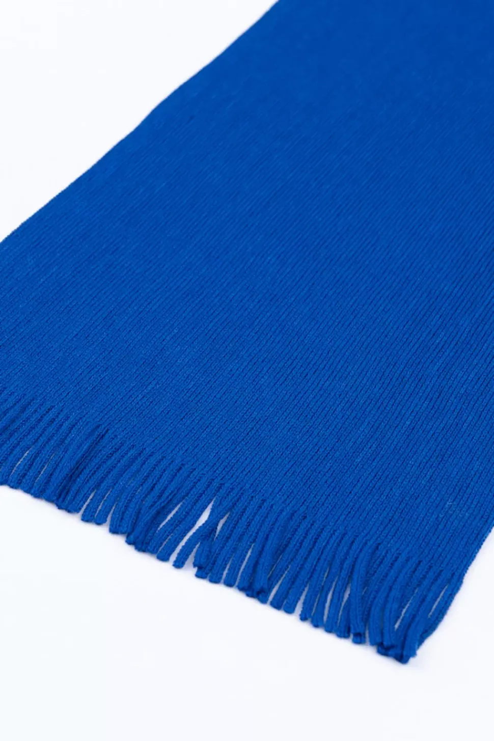 Schal Merinowolle - Kobalt Blau
