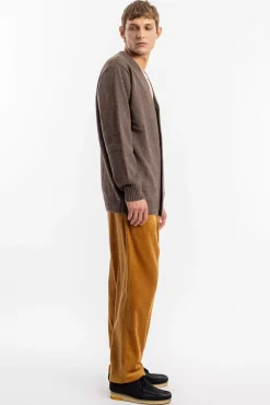 Strick Cardigan Wollmischung - Braun