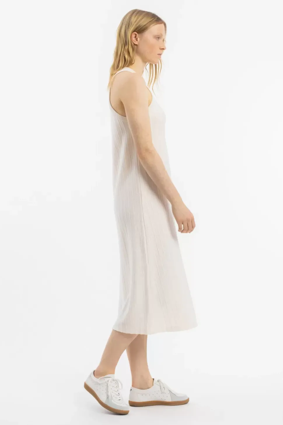 Strick Kleid Bio Baumwolle - Creme