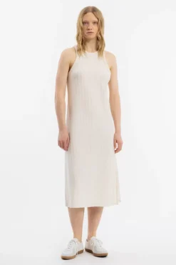 Strick Kleid Bio Baumwolle - Creme