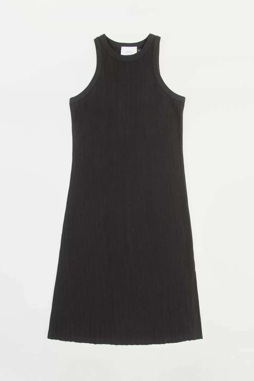 Strick Kleid Bio Baumwolle - Schwarz