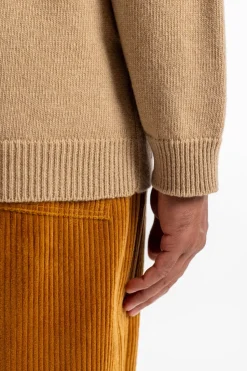 Strickpullover Wollmischung - Beige