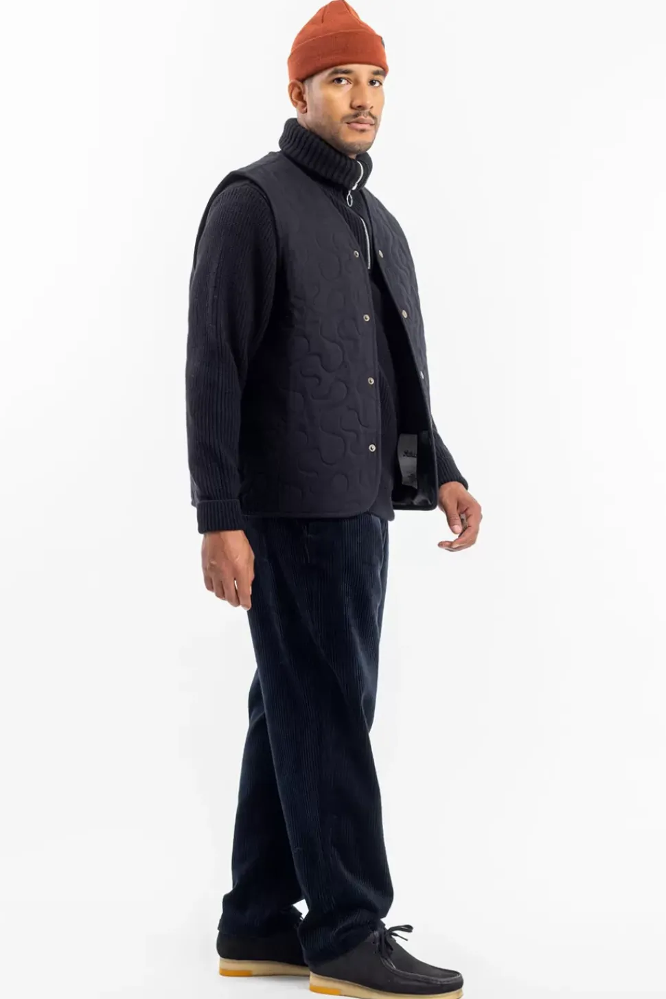 Strick Troyer Wollmischung - Schwarz