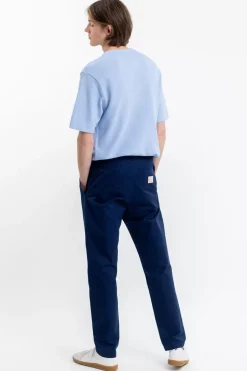 T-Shirt Aus Waffle Cotton Hellblau