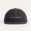 Waffel Cap Bio Baumwolle - Schwarz
