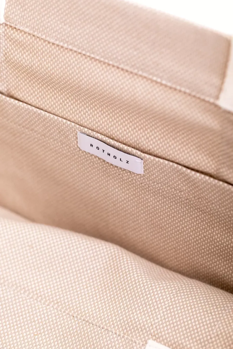 Weekend Tote Bag Aus Bio Canvas Beige