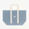Weekend Tote Bag Bio Baumwolle - Hellblau