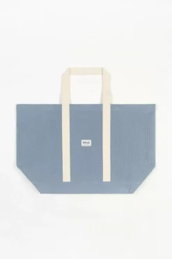 Weekend Tote Bag Bio Baumwolle - Hellblau