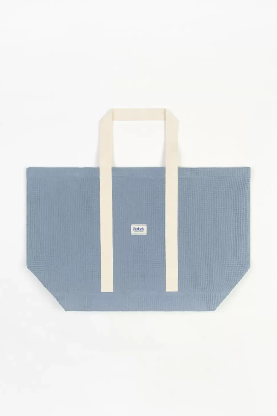 Weekend Tote Bag Bio Baumwolle - Hellblau