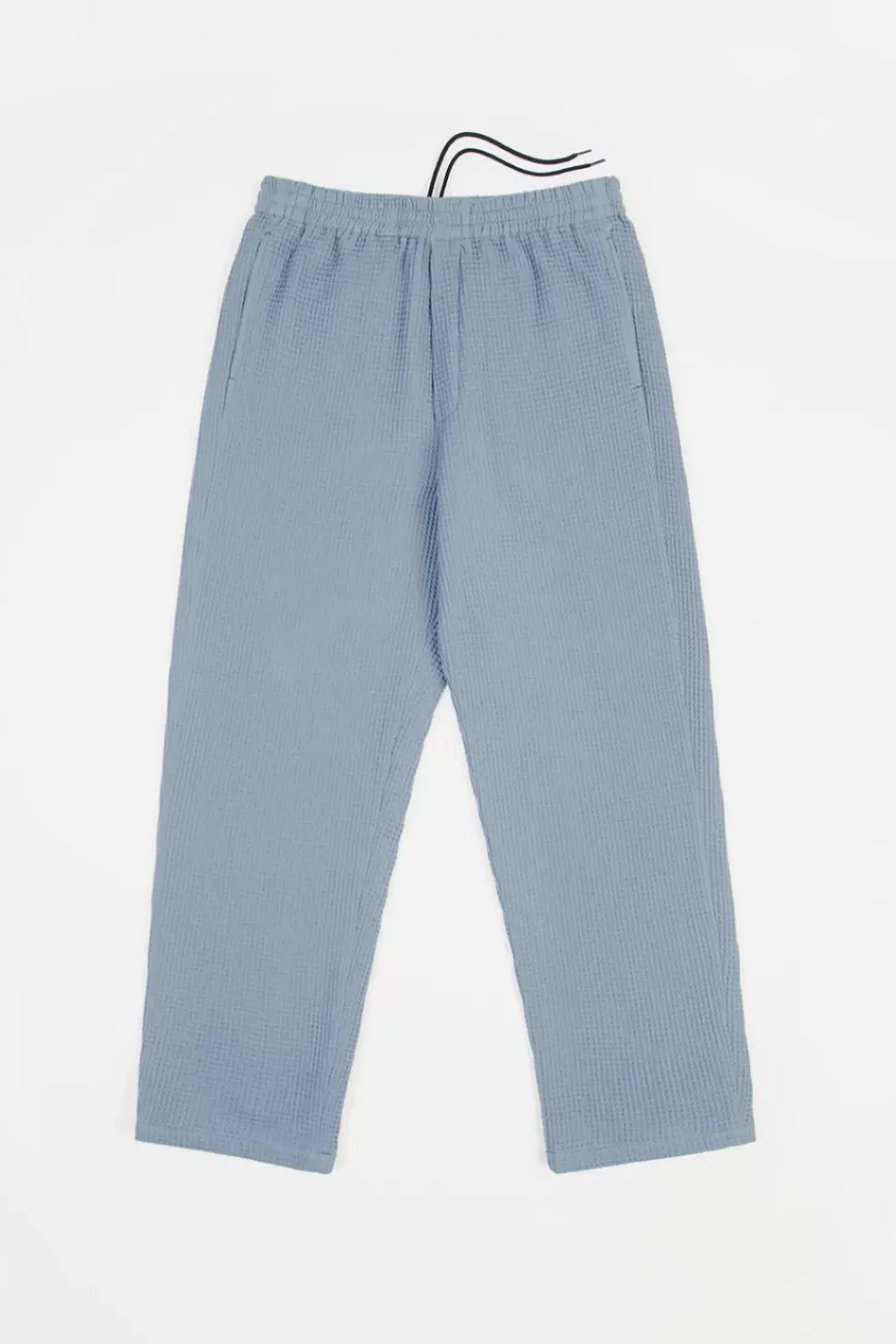 Weite Hose Waffle Cotton - Hellblau