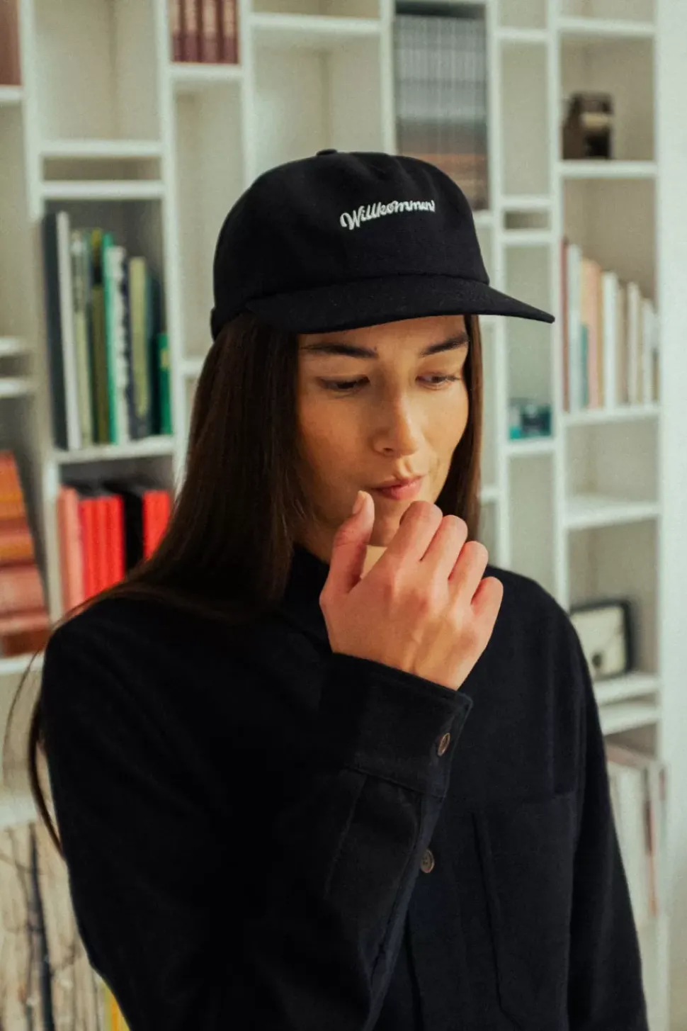 Willkommen Floppy Cap - Schwarz