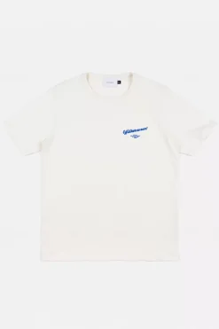 Willkommen Print T-Shirt Bio Baumwolle - Off-White