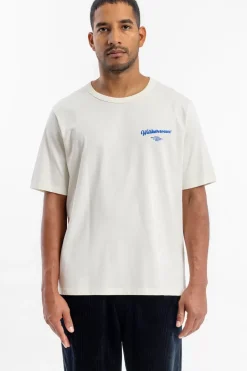 Willkommen Print T-Shirt Bio Baumwolle - Off-White