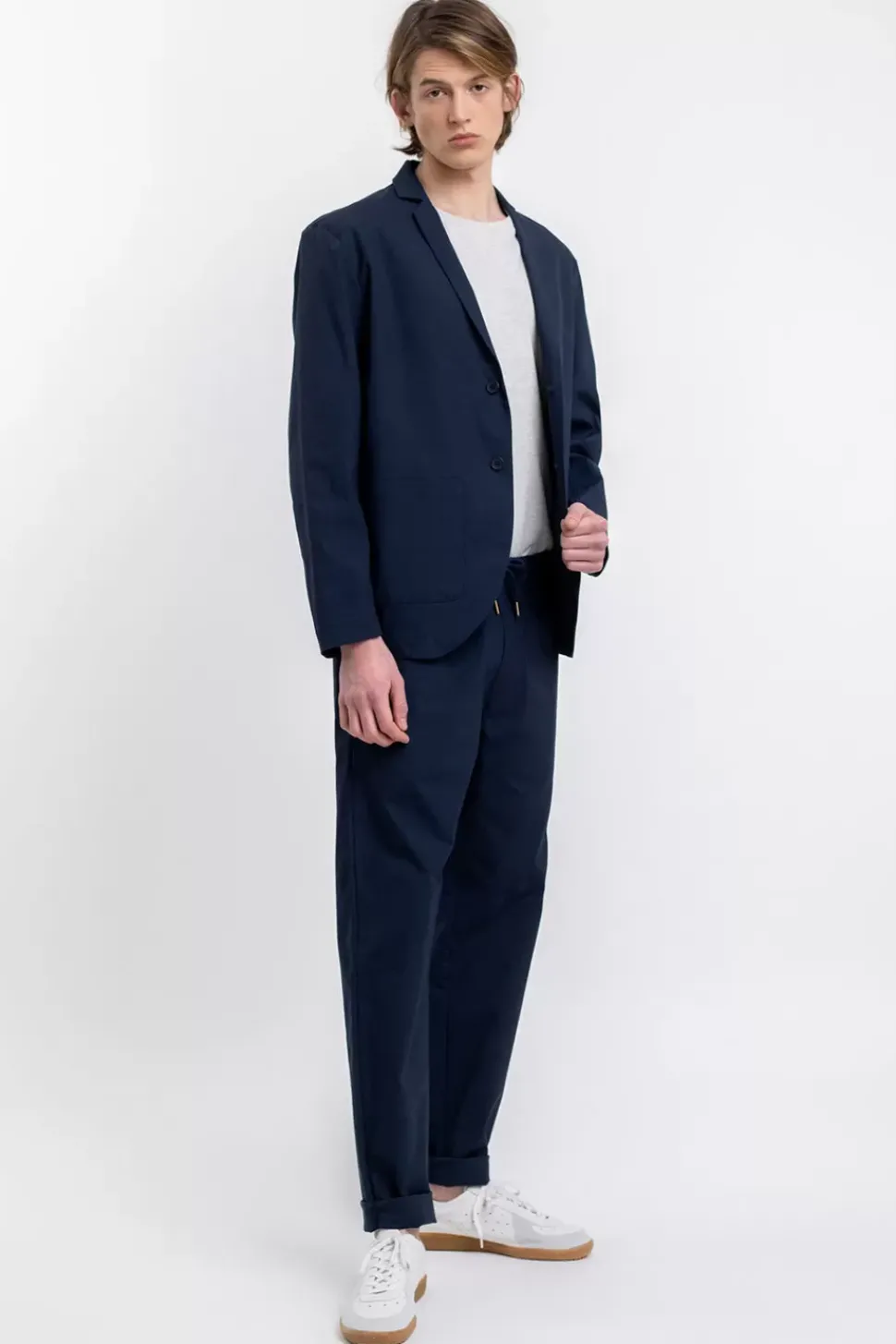 Workwear Blazer Aus Bio Ripstop Blau