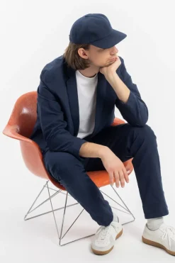 Workwear Blazer Leinen Mix - Dunkelblau