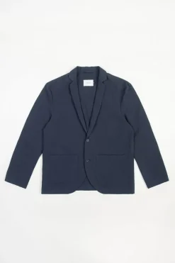 Workwear Blazer Leinen Mix - Dunkelblau
