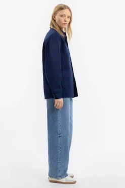 Workwear Jacke Bio Twill - Blau