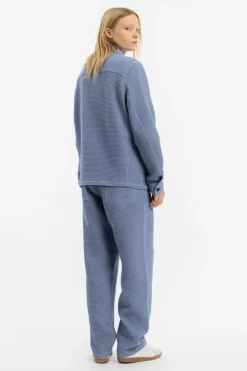 Workwear Jacke Waffle Cotton - Hellblau