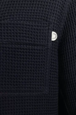 Workwear Jacke Waffle Cotton - Schwarz
