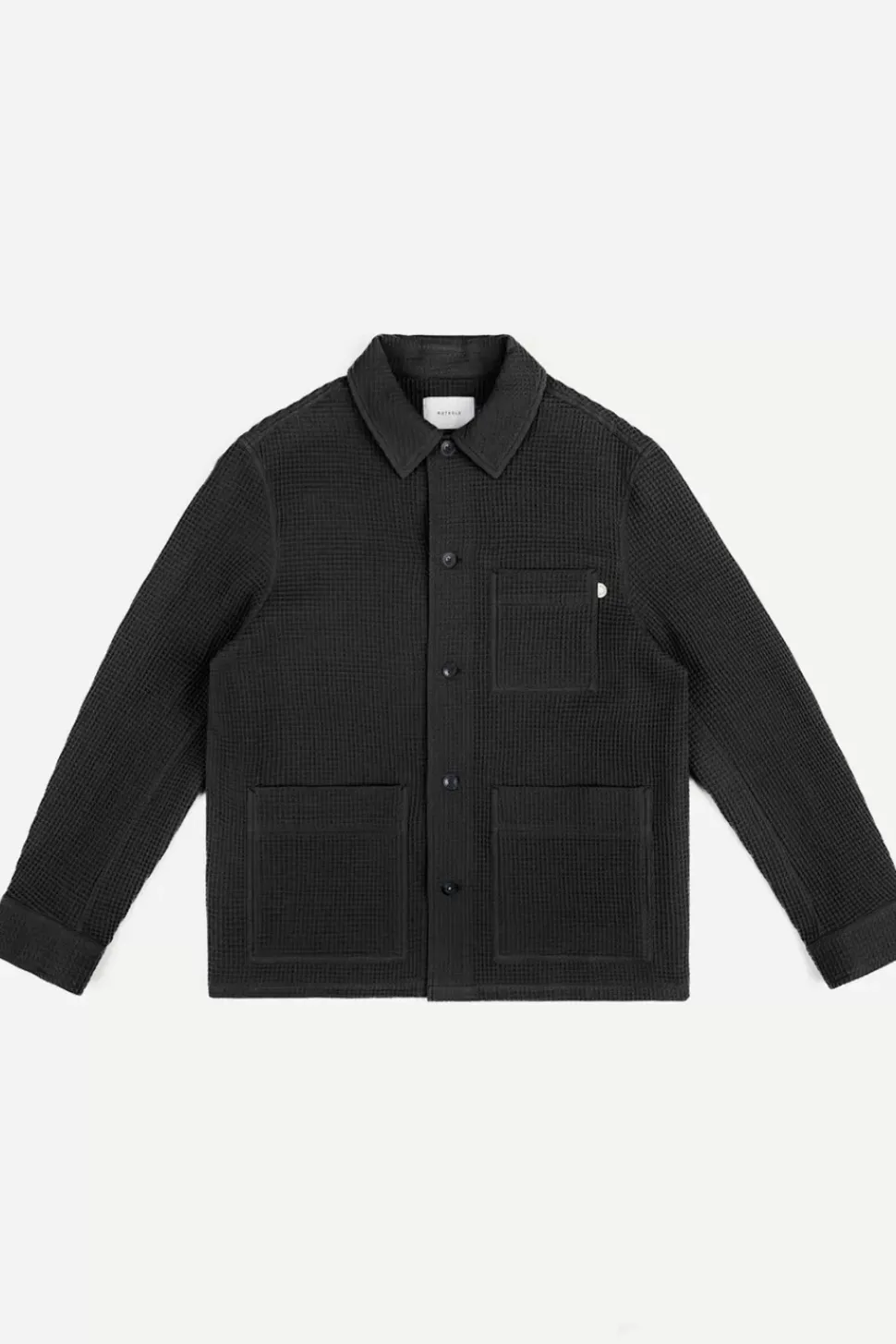 Workwear Jacke Waffle Cotton - Schwarz