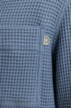 Workwear Jacke Waffle Cotton - Hellblau